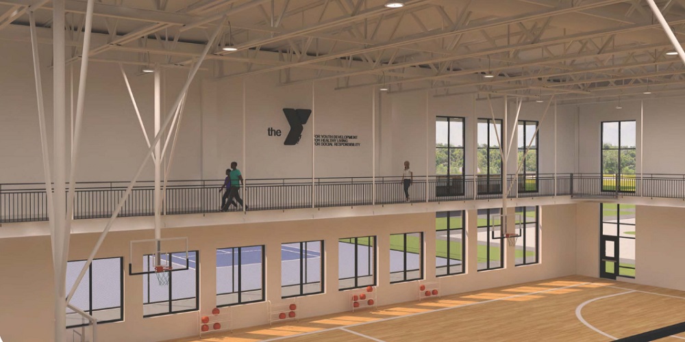 Ymca inside gym and walkway